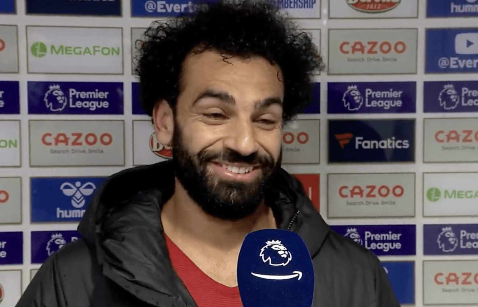 Mo Salah couldn’t help but laugh when asked about Ballon d’Or ranking