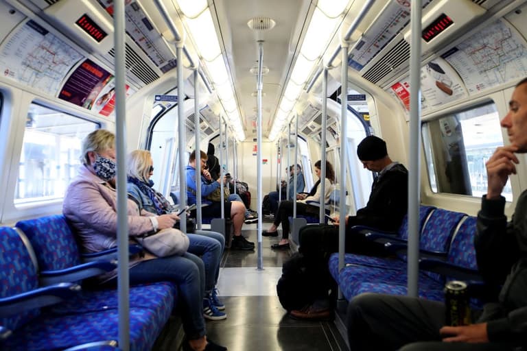 Maskless London commuters fined over £30k in just one day Maskless London commuters fined over £30k in just one day