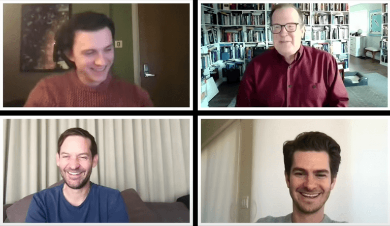 Tom Holland, Andrew Garfield and Tobey Maguire reunite for first time since No Way Home Tom Holland, Andrew Garfield and Tobey Maguire reunite for first time since No Way Home