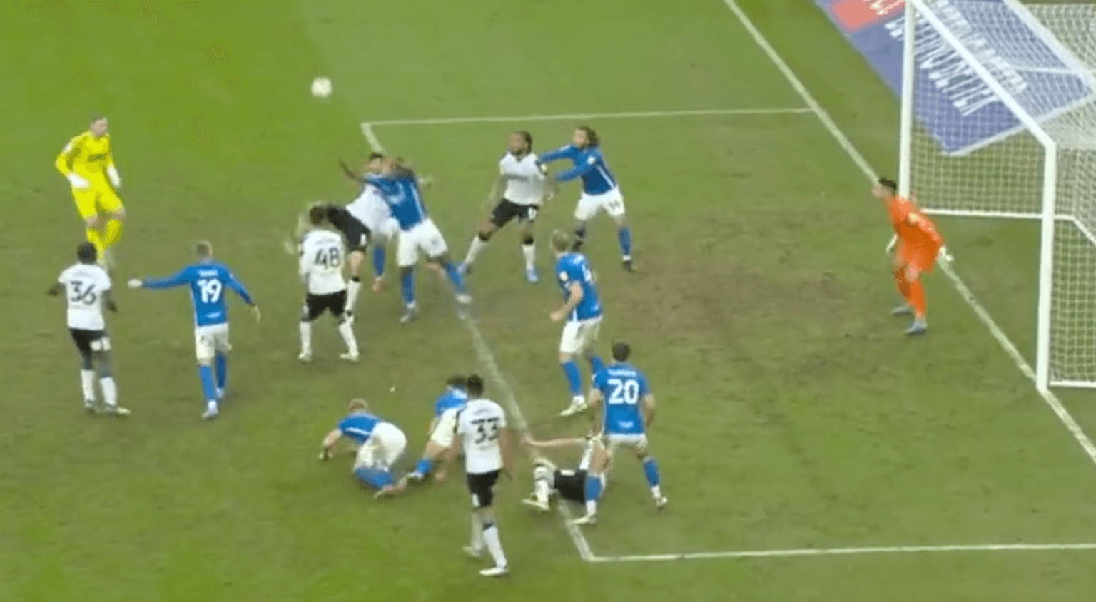 Derby snatch point from Birmingham with dramatic late bicycle kick goal