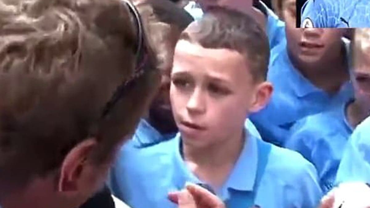 Footage emerges of 10-year-old Phil Foden criticising ‘hot head’ Mario Balotelli