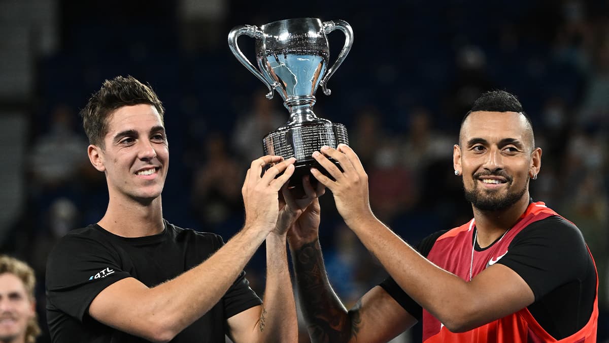 Nick Kyrgios and Thanasi Kokkinakis clinch maiden Grand Slam title