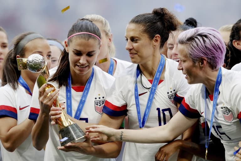 US women players reach $24m-equal pay settlement with US Soccer Federation US women players reach $24m-equal pay settlement with US Soccer Federation