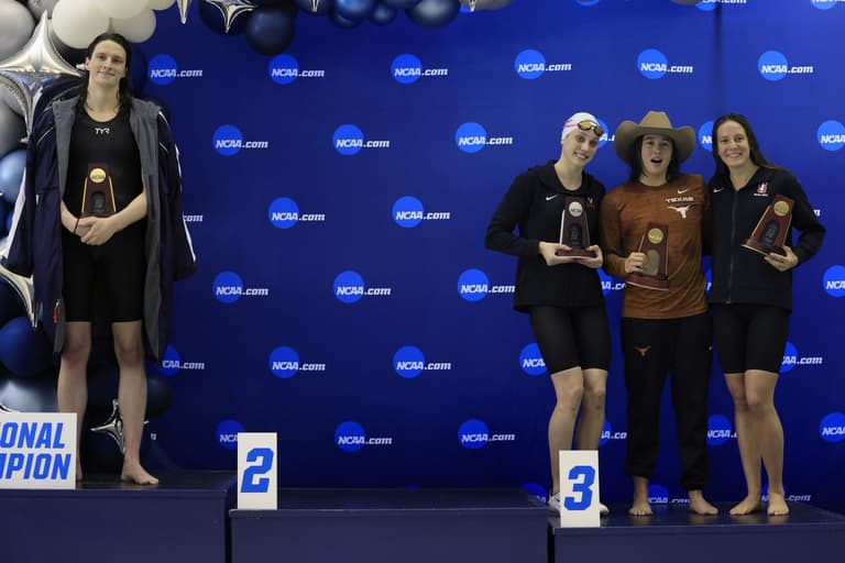 Transgender swimmer Lia Thomas not recognised as winner of race by Florida Governor Transgender swimmer Lia Thomas not recognised as winner of race by Florida Governor