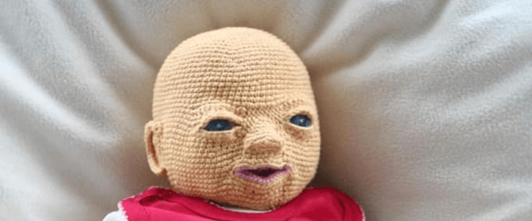 Crochet babies are a thing, and they are here to give you nightmares Crochet babies are a thing, and they are here to give you nightmares
