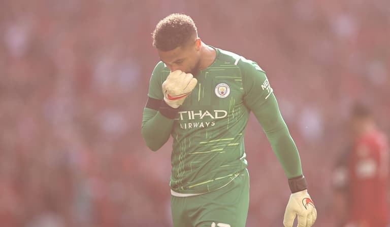 Man City concede utterly bizarre goal to go 2-0 down in FA Cup semi-final Man City concede utterly bizarre goal to go 2-0 down in FA Cup semi-final