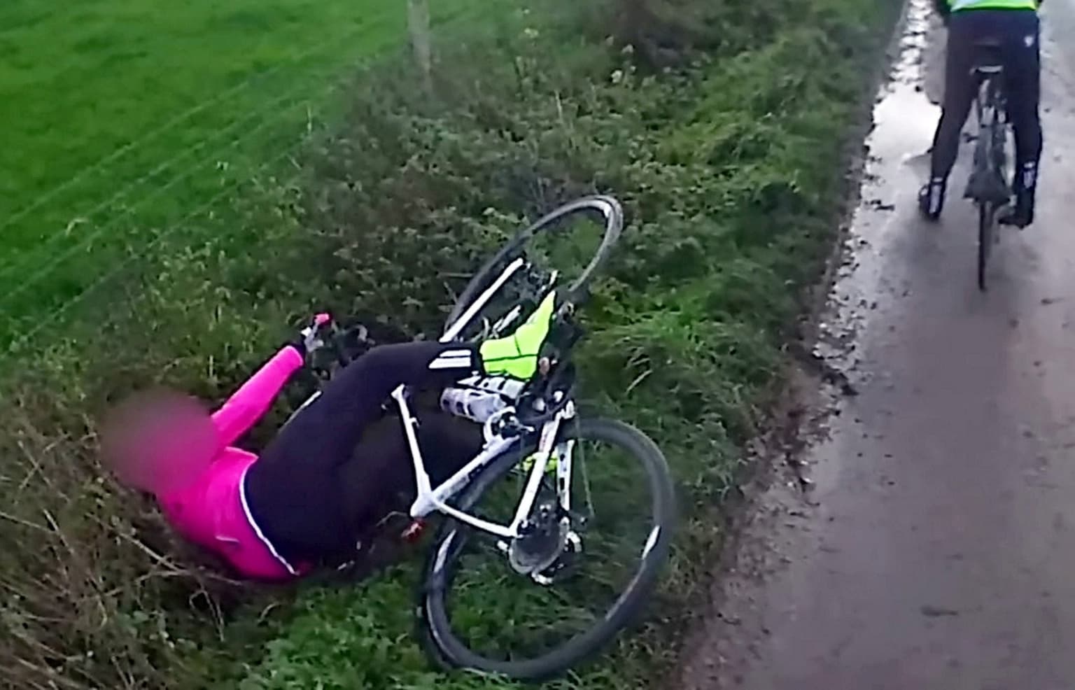 Motorist fined for careless driving for causing cyclist to fall off despite not even touching her