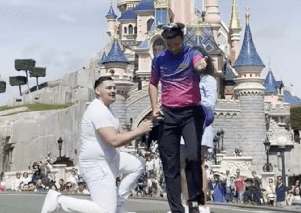 Disneyland Paris worker spoils marriage proposal by snatching ring from man