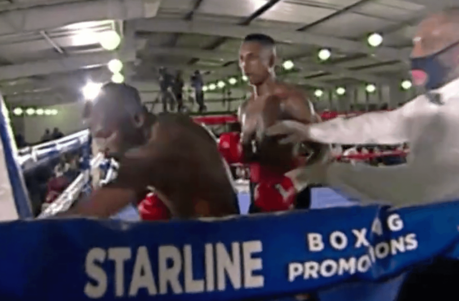 Boxer dies in hospital after fighting invisible opponent during title fight