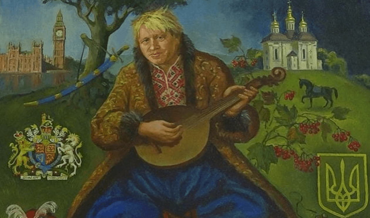 Boris Johnson named honorary cossack in Ukraine – pictured as you’ve never seen him before