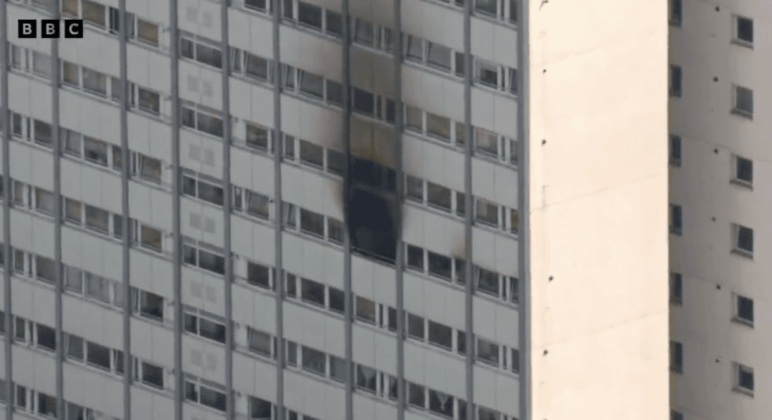 Fire breaks out in block of flats close to Grenfell Tower