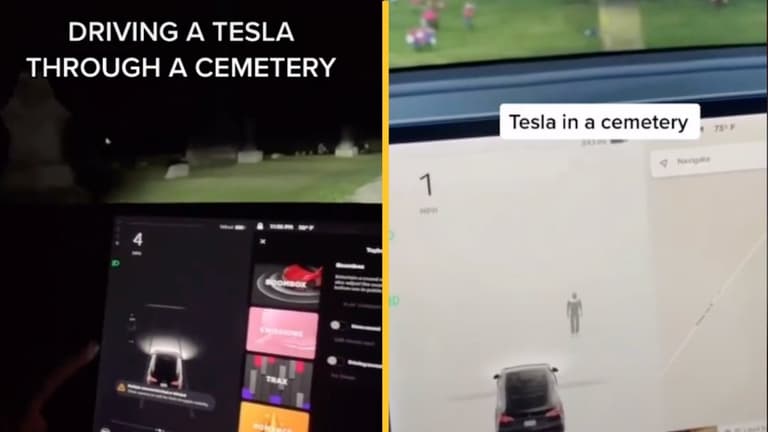 People are losing it after realising Tesla cars can detect ‘ghosts walking around graveyards’ People are losing it after realising Tesla cars can detect ‘ghosts walking around graveyards’