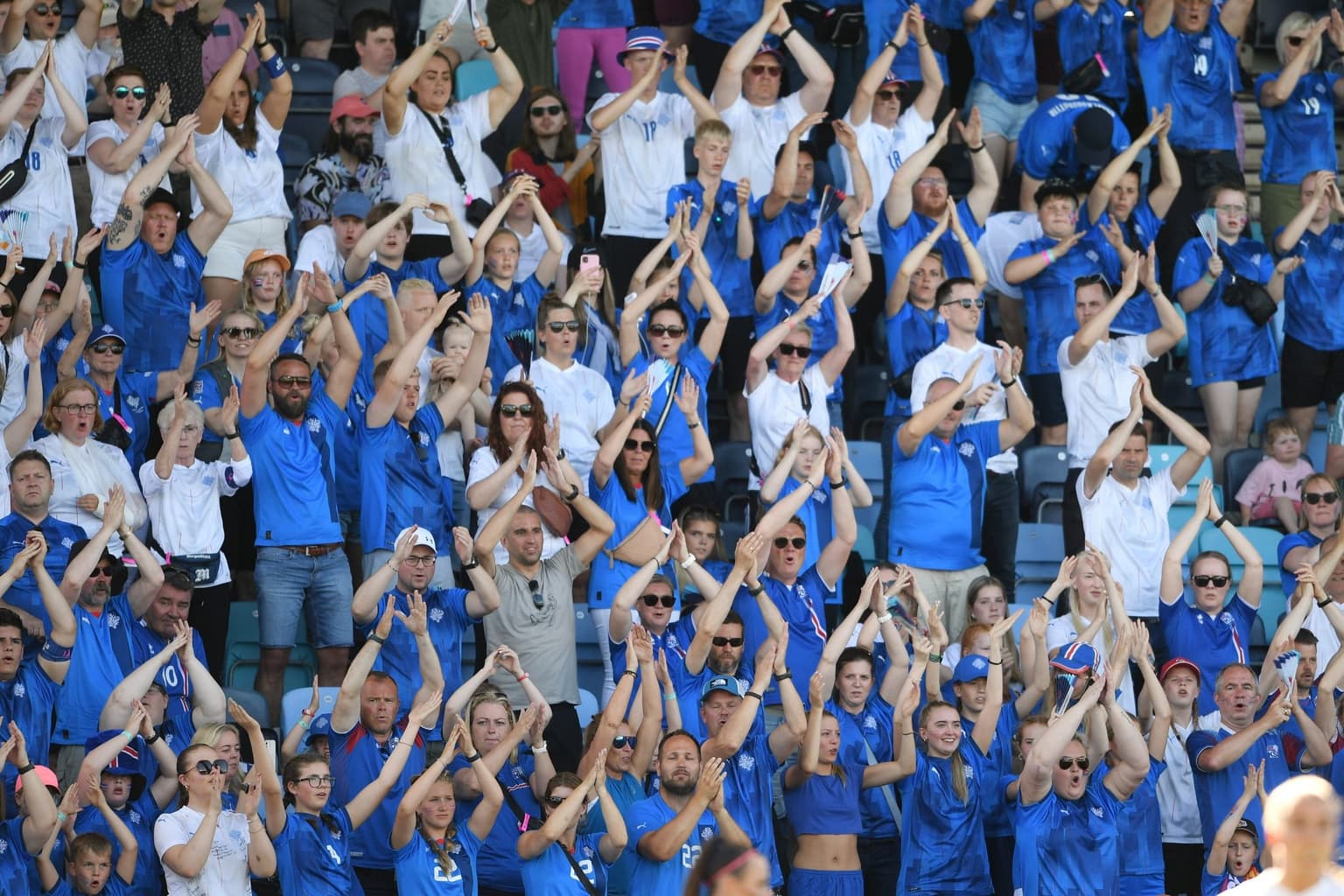 Iceland fans praised for creating incredible atmosphere during Belgium clash