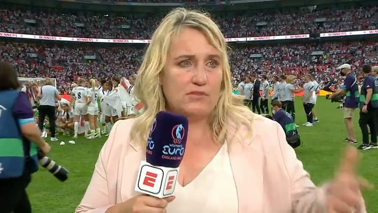 Chelsea manager Emma Hayes in tears after England win Euro 2022 Chelsea manager Emma Hayes in tears after England win Euro 2022