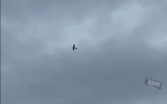 People spot ‘glitch in the matrix’ as plane stops mid-flight and left floating in the sky