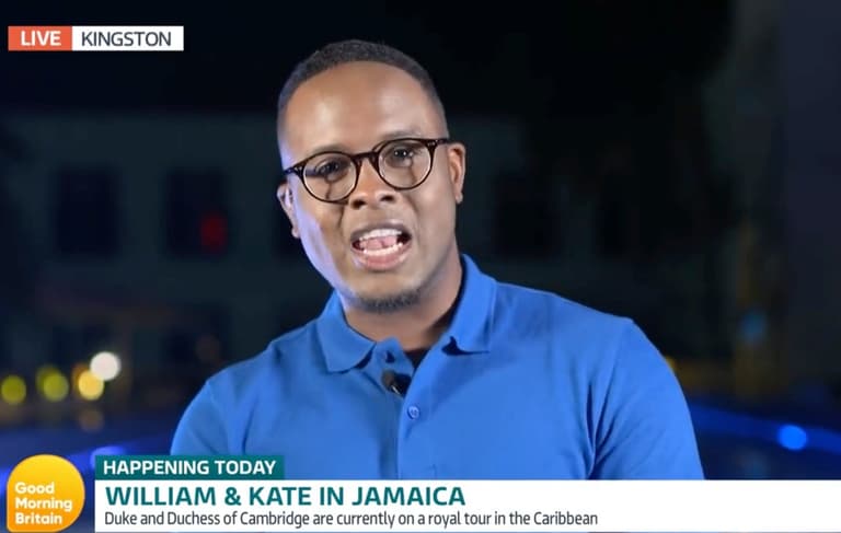 GMB presenter chased down attacker after being ‘mugged, racially assaulted and spat on’ in London GMB presenter chased down attacker after being ‘mugged, racially assaulted and spat on’ in London