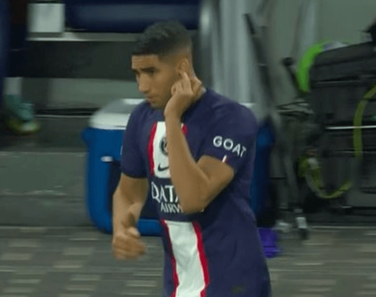 Achraf Hakimi booed by Maccabi Haifa fans after expressing pro-Palestine views Achraf Hakimi booed by Maccabi Haifa fans after expressing pro-Palestine views