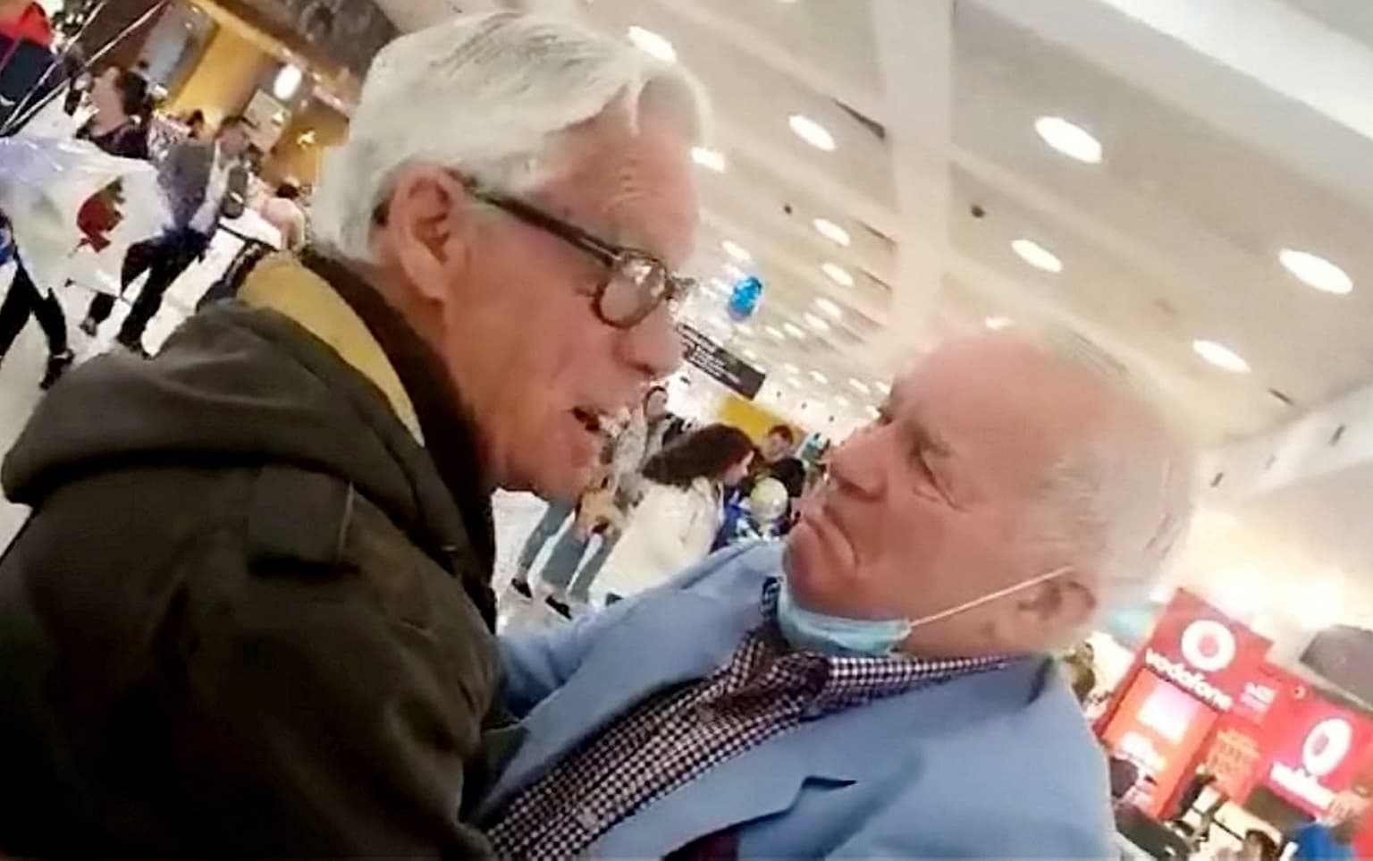 Heartwarming moment brothers are united for the first time after getting separated as children after WW2