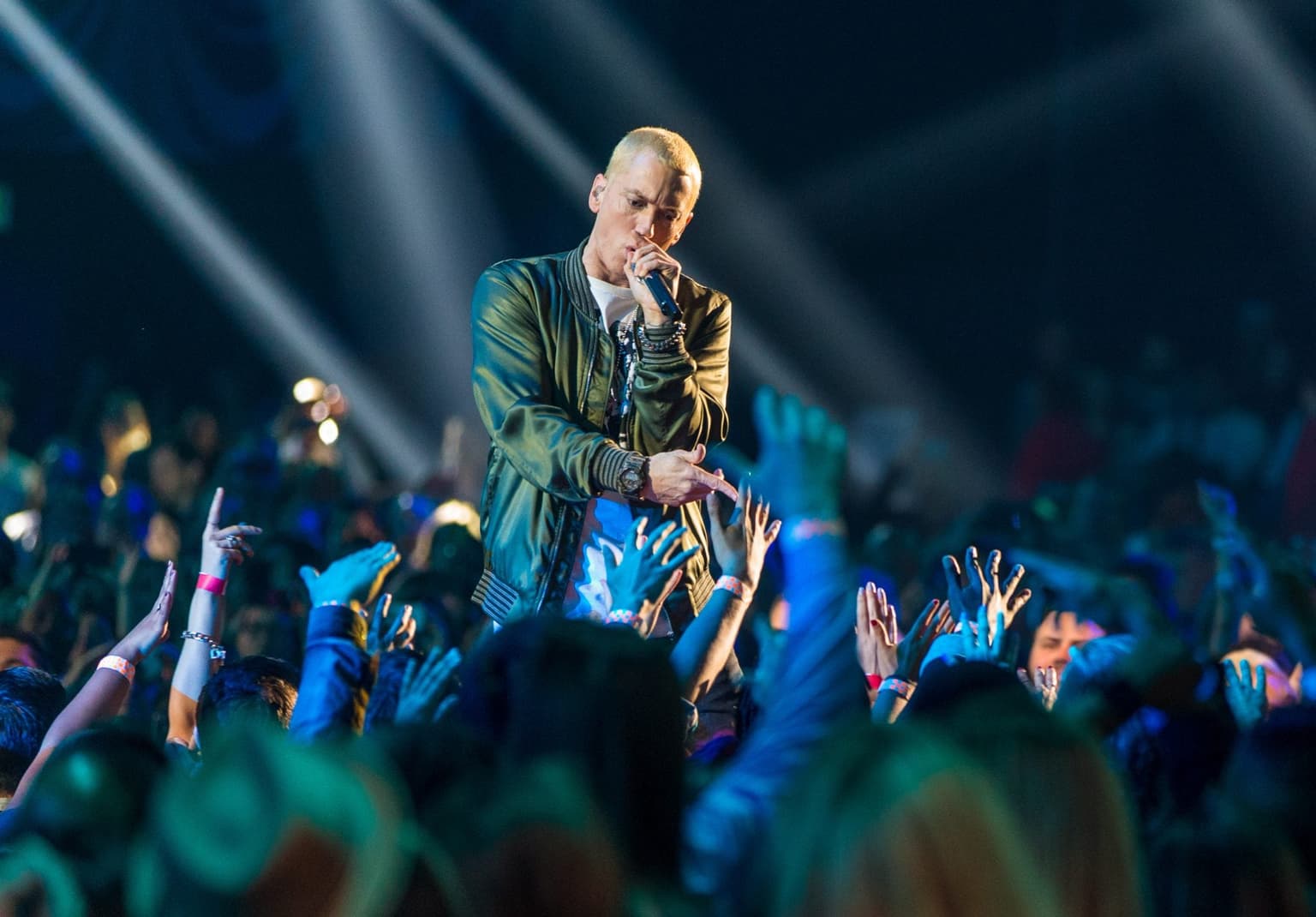 Eminem has gone 14 years without drugs and spoke about near-fatal overdose