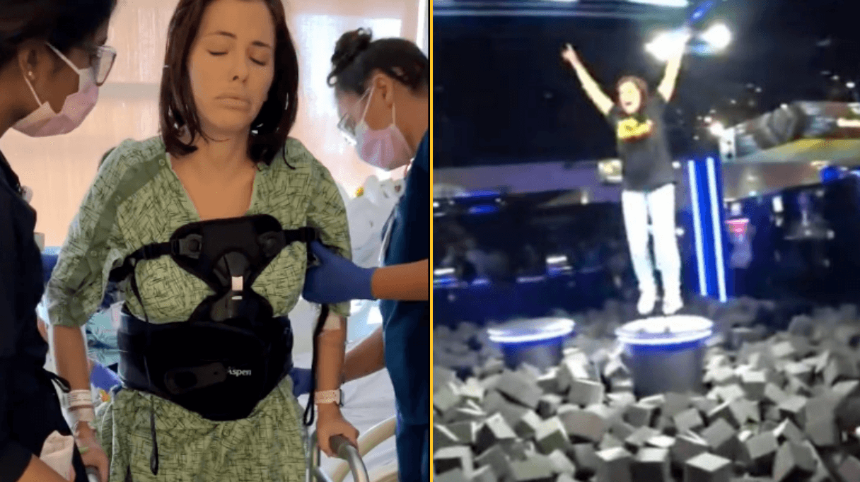 Porn star Adriana Chechik discovered she was pregnant after breaking her back in two places