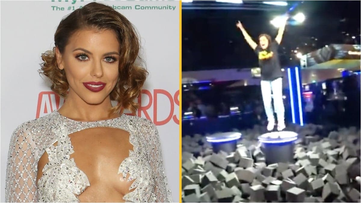 Porn star Adriana Chechik broke her back in two places during wild foam pit stunt