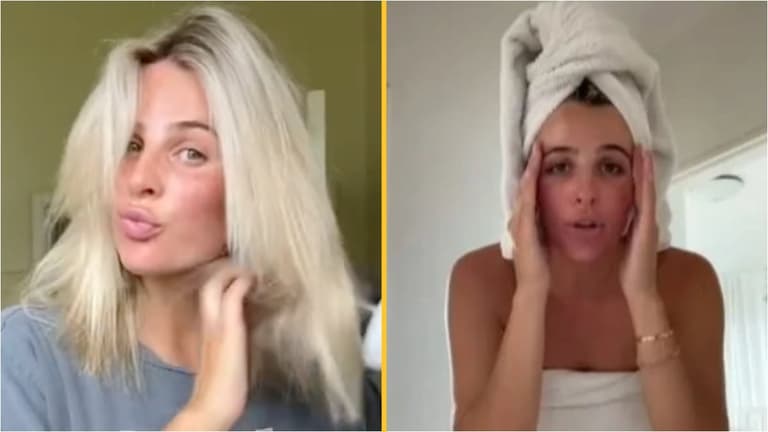 Woman blow-dried hair and put on fake tan before going into labour to look good for pictures Woman blow-dried hair and put on fake tan before going into labour to look good for pictures