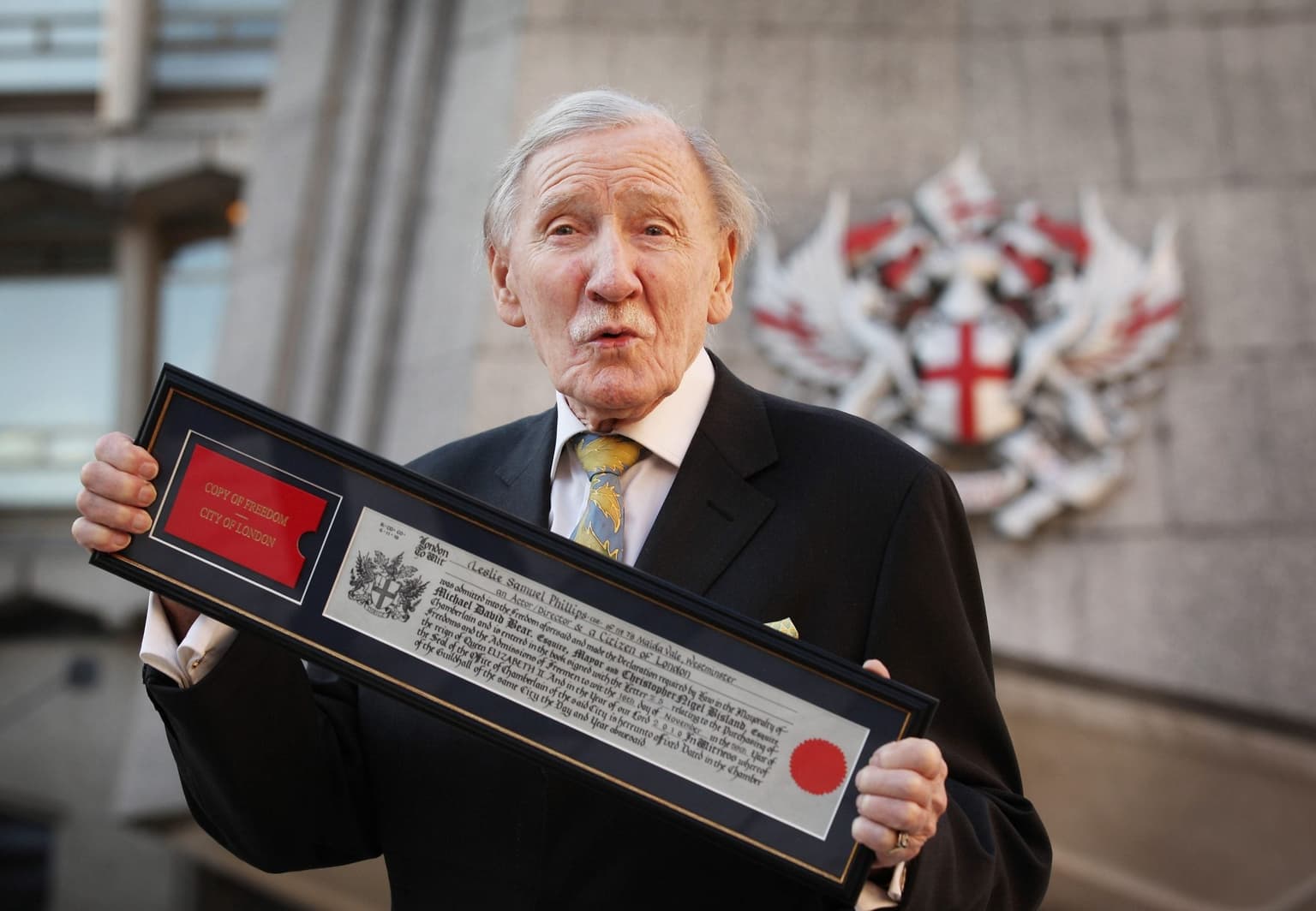 Harry Potter star Leslie Phillips who voiced the Sorting Hat dies aged 98