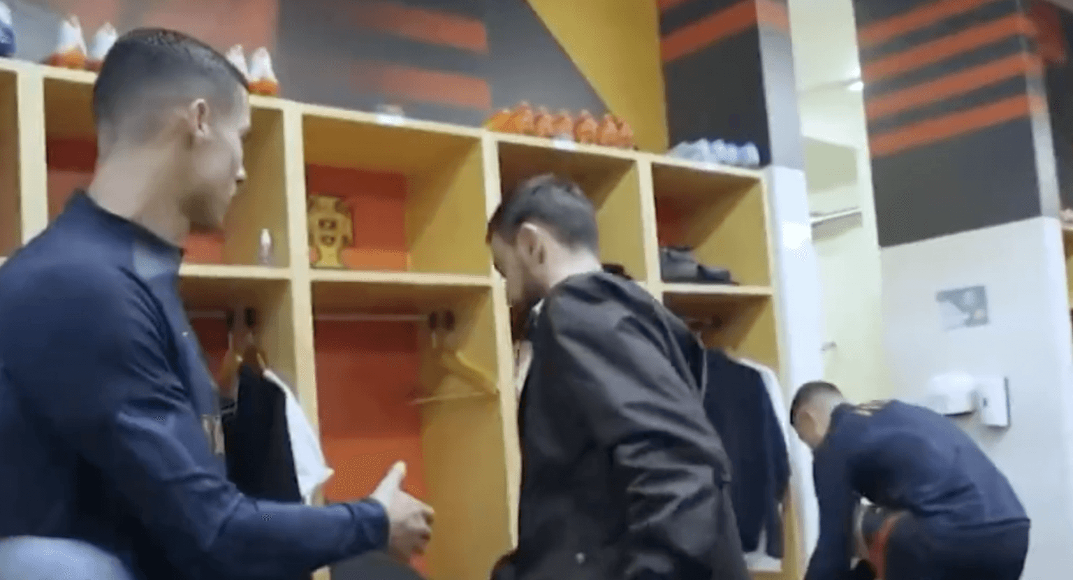 Bruno Fernandes’ ‘frosty’ exchange with Cristiano Ronaldo ‘just a joke’