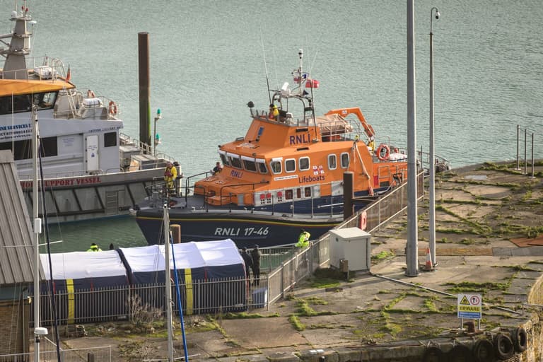 Four dead after major incident involving small migrant boat off the coast of Kent Four dead after major incident involving small migrant boat off the coast of Kent