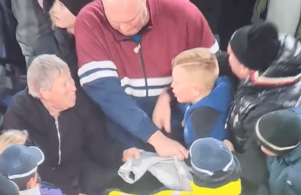 Father of Newcastle fan defends woman who tried to grab shirt out of son’s hands Father of Newcastle fan defends woman who tried to grab shirt out of son’s hands