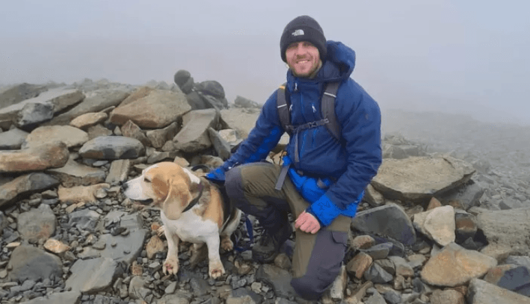Fundraiser set up for hillclimber who fell 100ft while carrying his dog, so he can ‘always remain with his best friend’