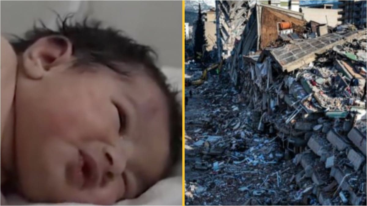 Baby orphaned by Syrian earthquake adopted by her aunt and uncle