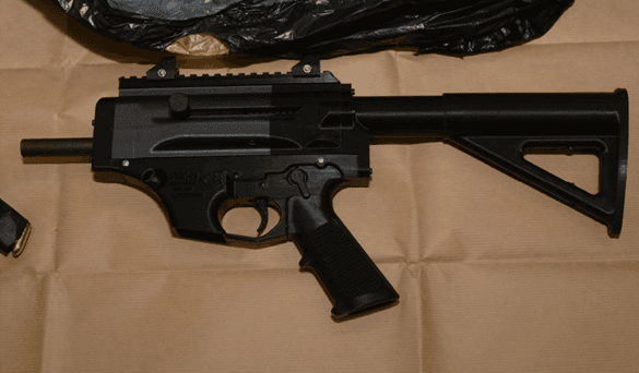 Police seize what is believed to be the first ever 3D-printed machine gun in the UK Police seize what is believed to be the first ever 3D-printed machine gun in the UK