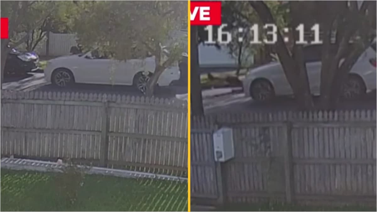 Woman runs car over cheating husband and mistress in CCTV footage