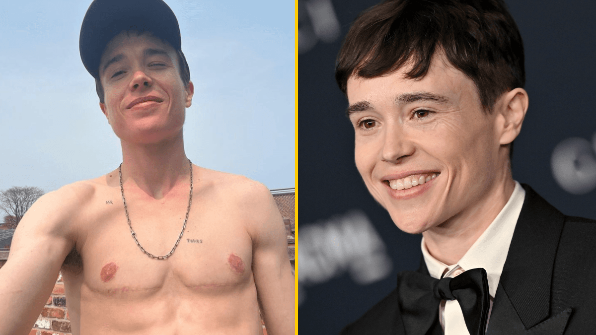 Elliot Page shares shirtless picture to celebrate the ‘joy I feel in my body’