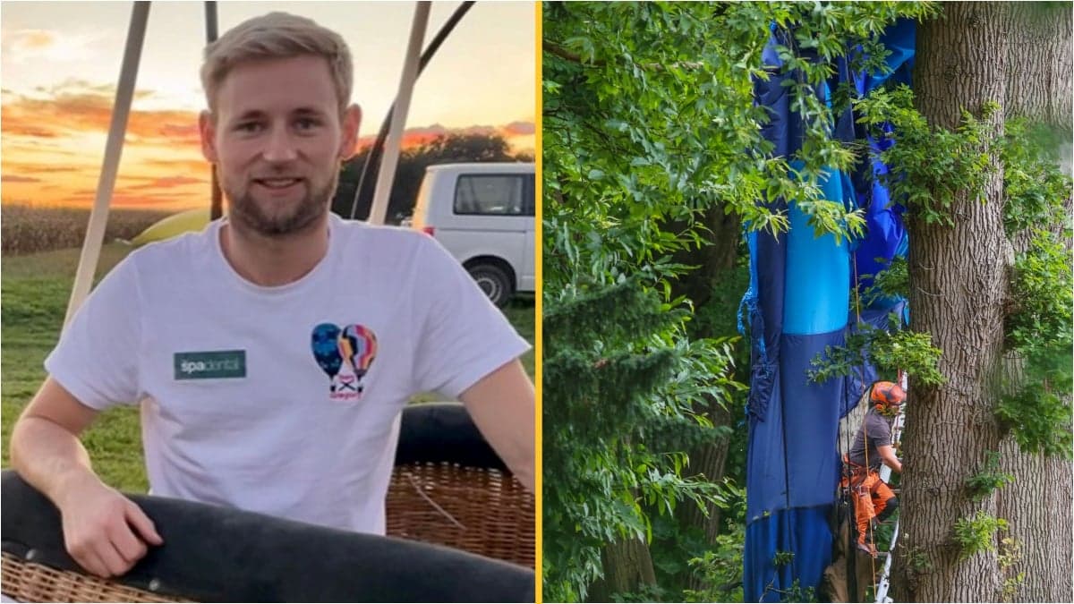 Tributes paid to man, 25, who died when homemade hot air balloon burst in the air