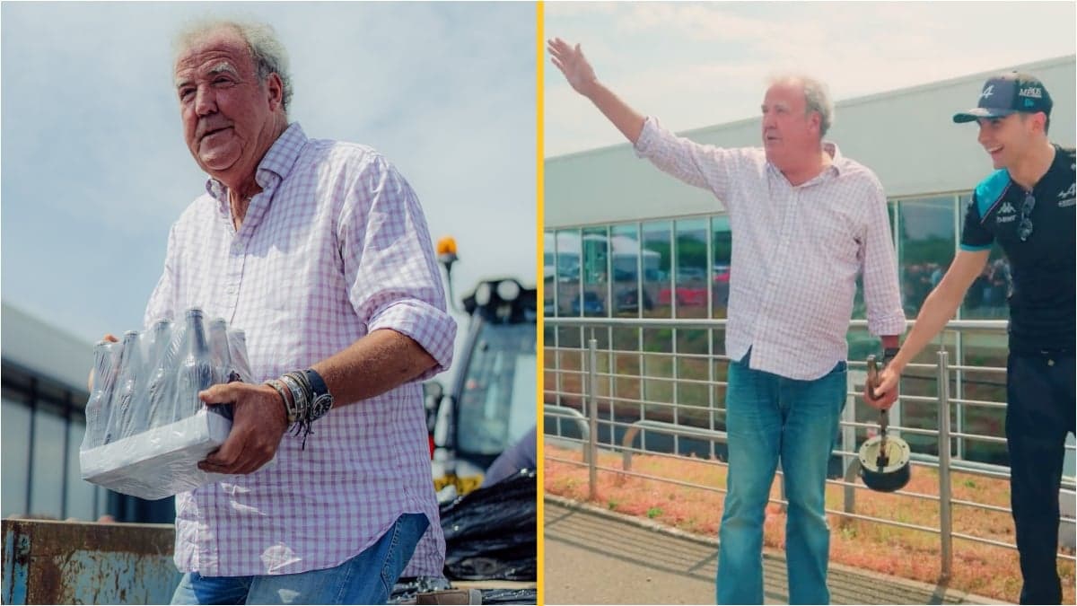 Jeremy Clarkson buys 1,000 beers for entire F1 team as he honours bet