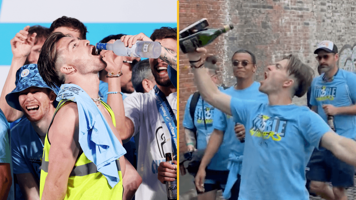 Jack Grealish’s best moments from the Man City parade