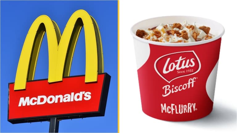 McDonald’s launches Lotus Biscoff McFlurry in the UK McDonald’s launches Lotus Biscoff McFlurry in the UK