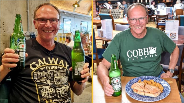 David Bingham celebrates visiting all 875 Wetherspoon pubs David Bingham celebrates visiting all 875 Wetherspoon pubs