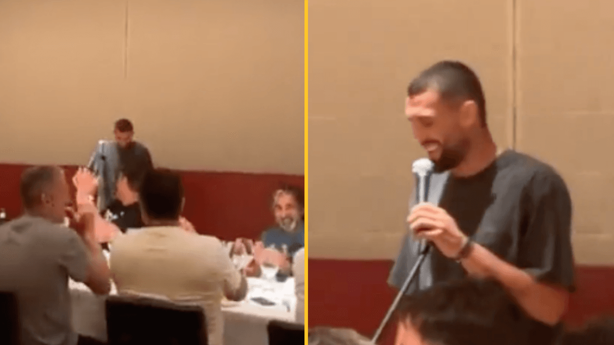 Mateo Kovacic performs worst initiation song of all time for Man City teammates