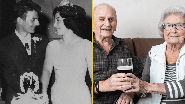 Man fell for wife of 60 years when she poured best pint he’d ever had