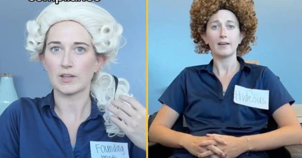 Woman says she started wearing ‘terrible wigs’ after work banned her pink hair