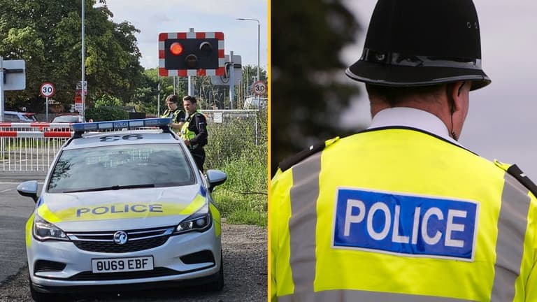 Police officer hit by train while helping man dies Police officer hit by train while helping man dies