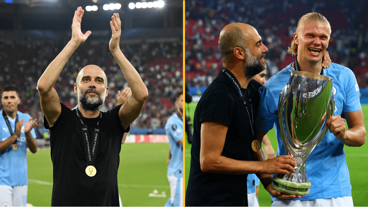 Pep Guardiola has averaged a trophy every 27 games at Man City