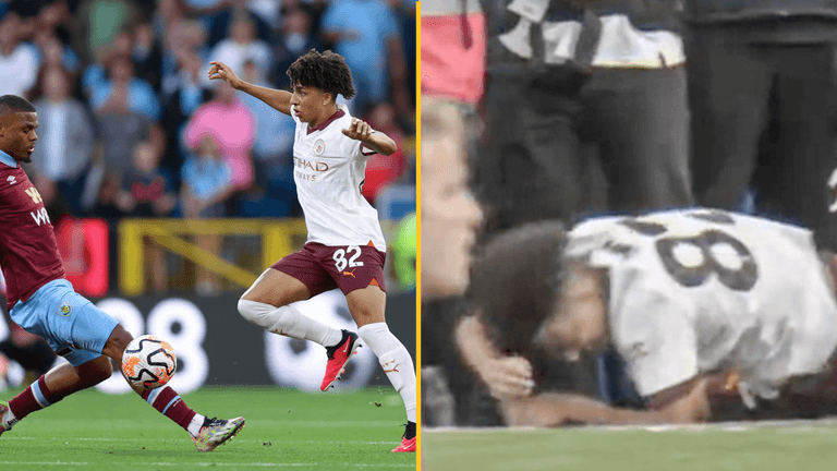 Burnley issue statement after Rico Lewis struck by object Burnley issue statement after Rico Lewis struck by object