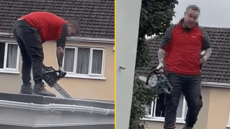 Furious builder gets revenge with chainsaw after not being paid for work