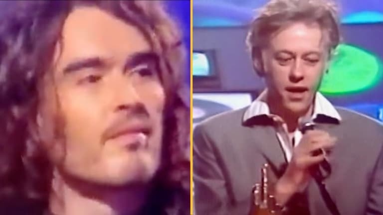 Bob Geldof insults Russell Brand at awards show in resurfaced clip Bob Geldof insults Russell Brand at awards show in resurfaced clip