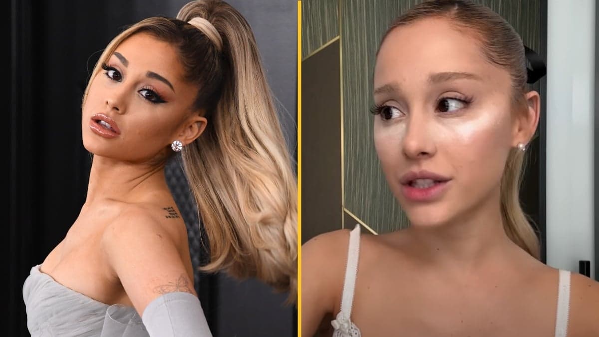 Ariana Grande tears up as she reveals she’s had ‘a tonne’ of cosmetic work