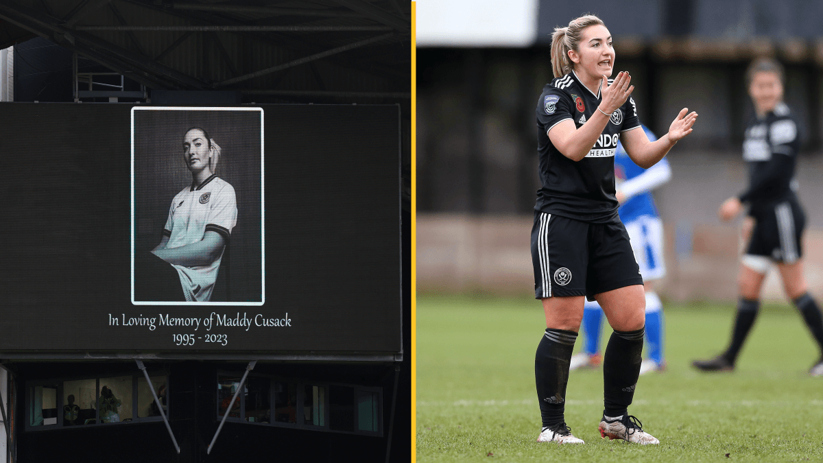 Police issue statement on death of Sheffield United star Maddy Cusack